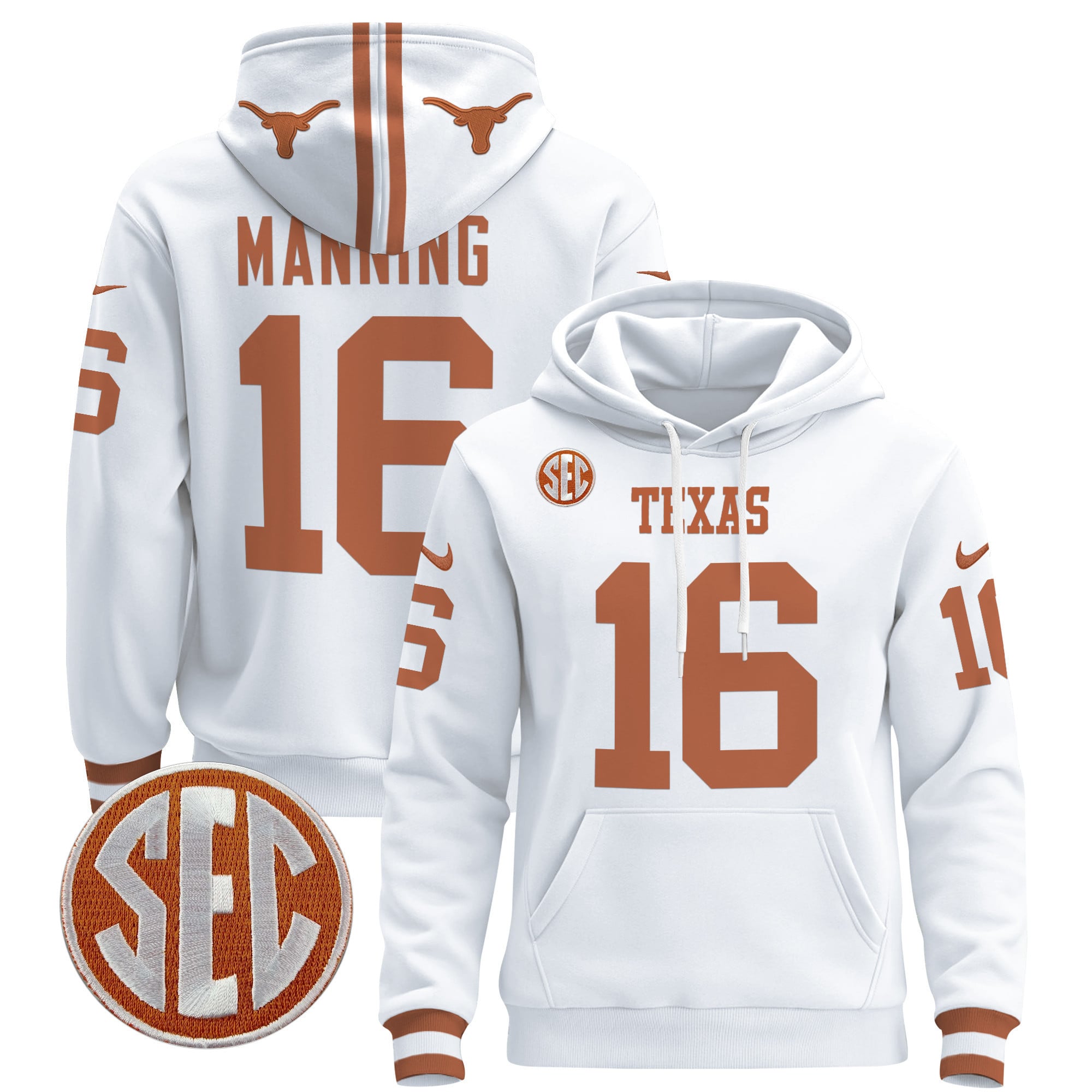 Unisex Texas Longhorns 2024 Pullover Hoodie