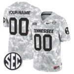 Tennessee Volunteers 2024 Salute to Service Vapor Limited Custom Jersey – Arctic Camo – All Stitched