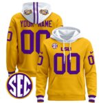 LSU Tigers 2024 Pullover Custom Hoodie