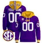 LSU Tigers 2024 Pullover Custom Hoodie