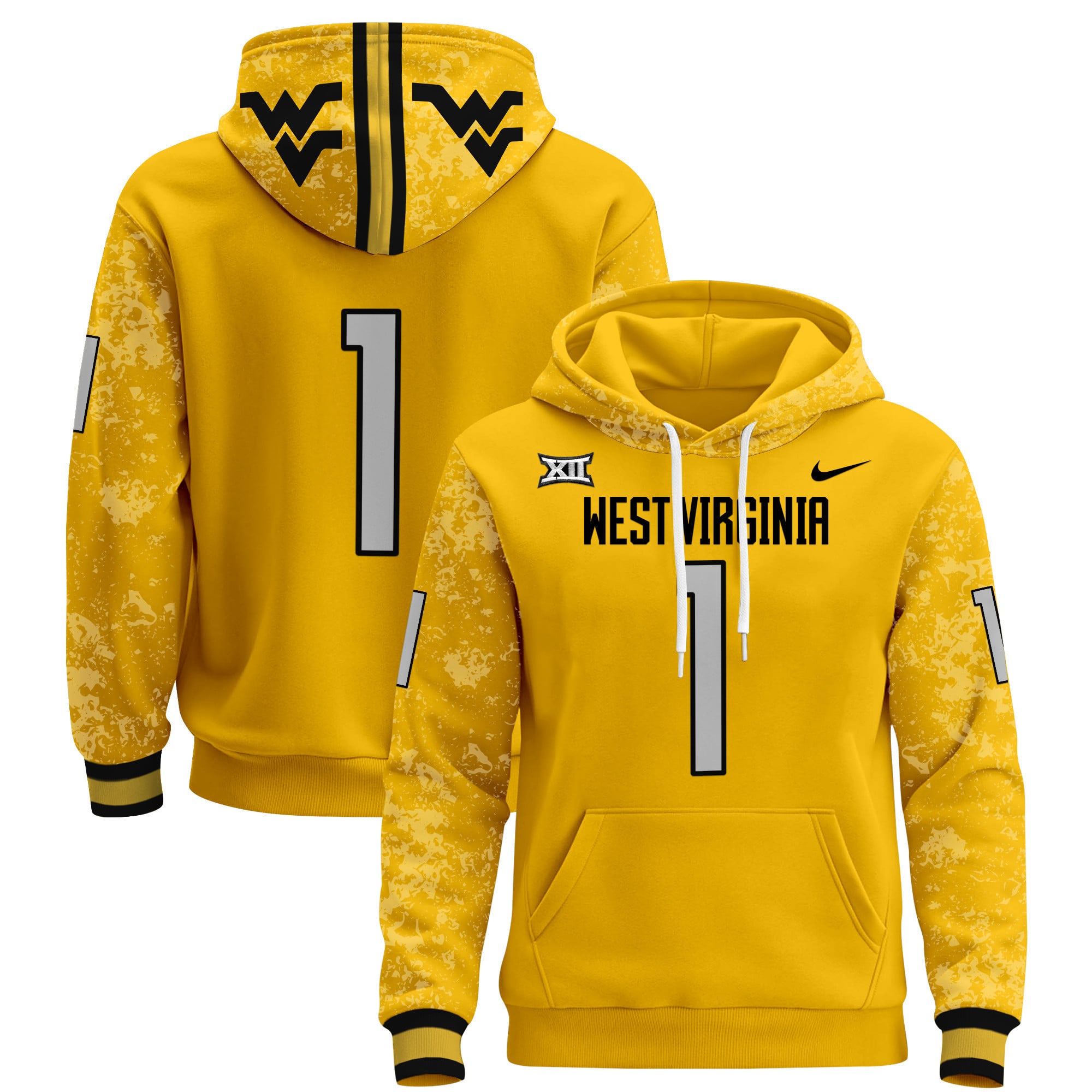 Unisex West Virginia Mountaineers 2024 Pullover Hoodie