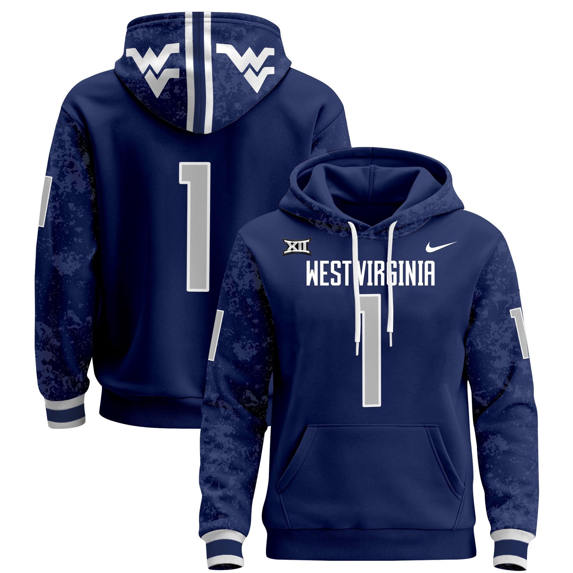 Unisex West Virginia Mountaineers 2024 Pullover Hoodie