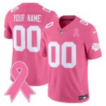 Kansas City Chiefs Pink Custom Jersey – All Stitched