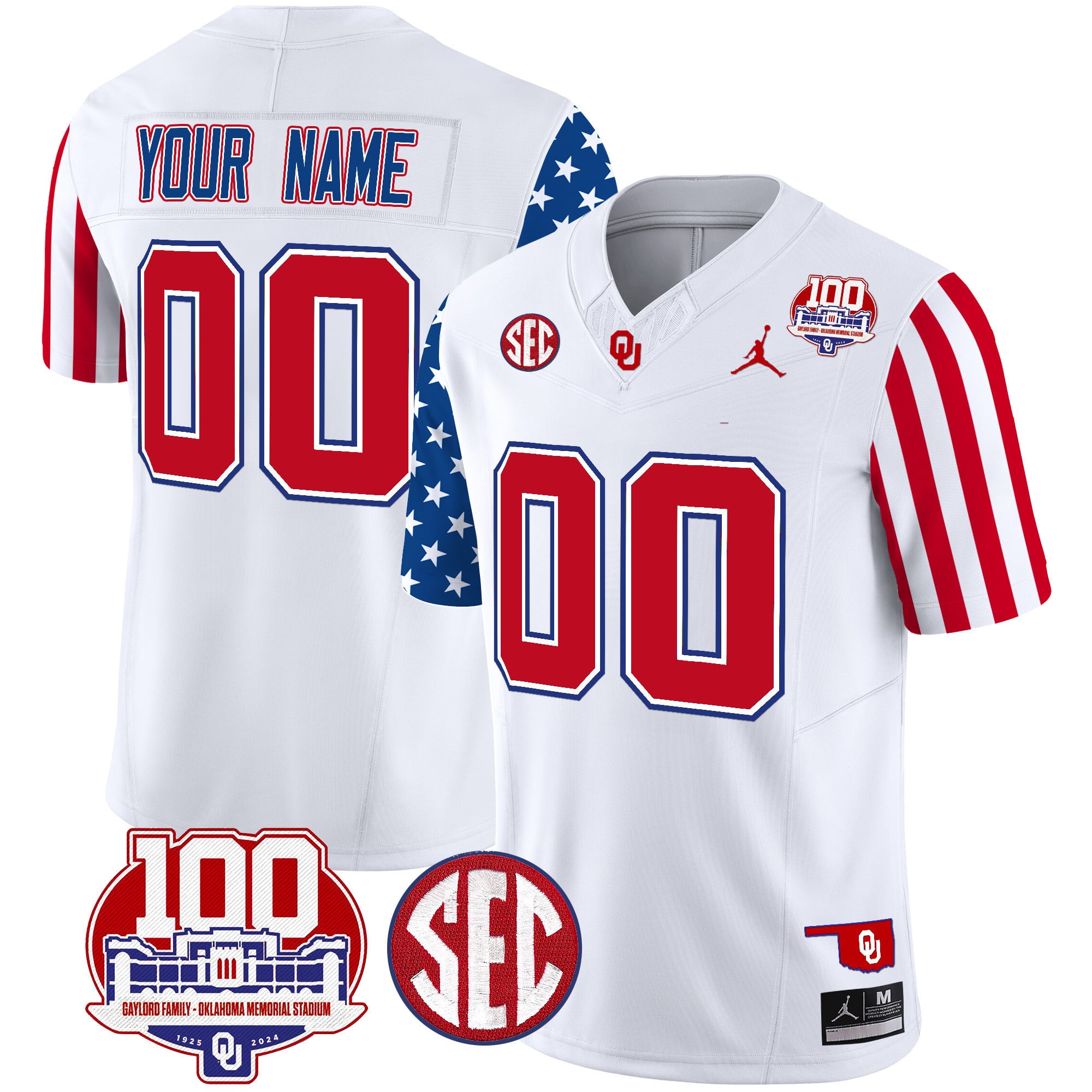 Oklahoma Sooners American Style Vapor Limited Custom Jersey – All Stitched