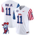 Men’s Ole Miss Rebels American Style Vapor Limited Jersey – All Stitched
