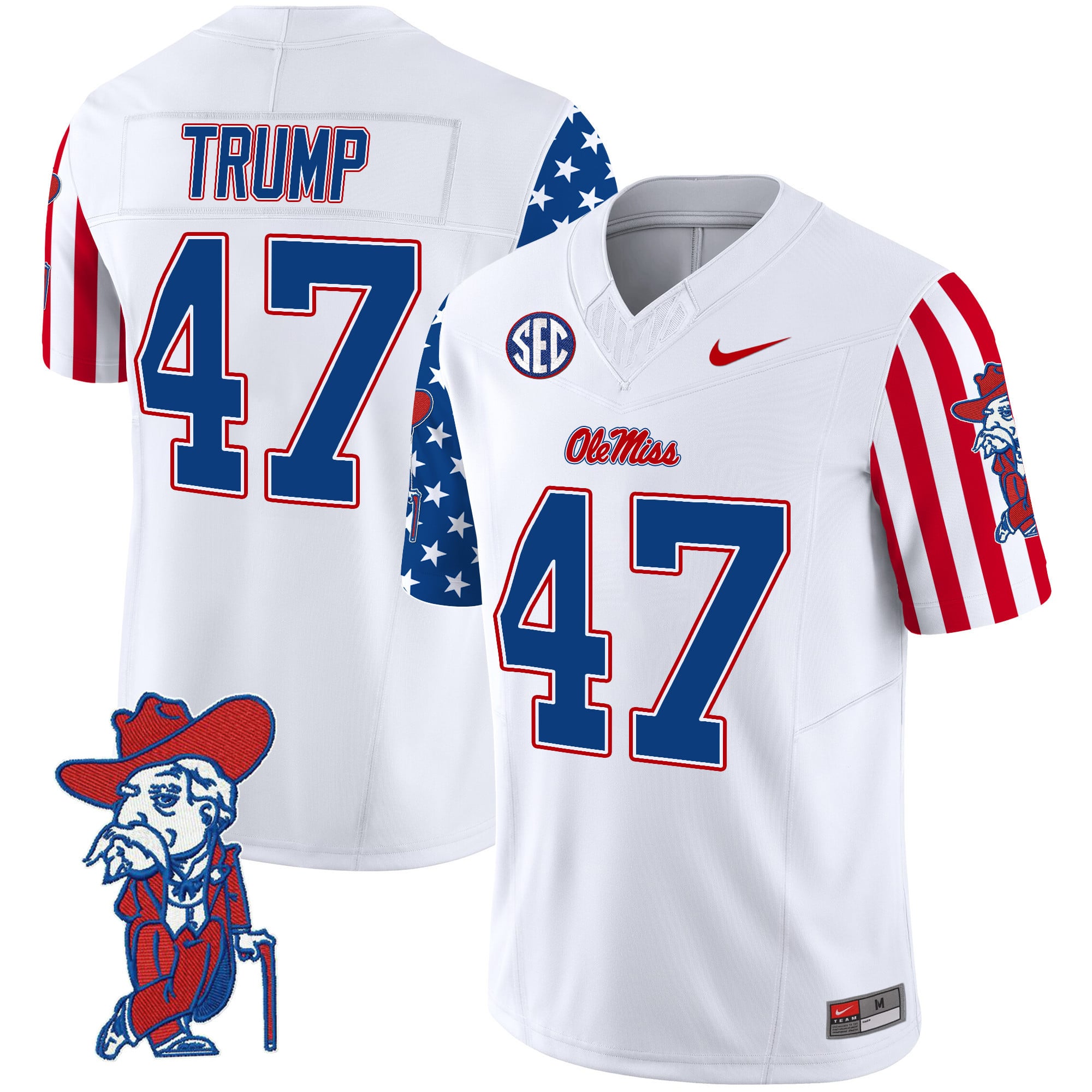 Men’s Ole Miss Rebels American Style Vapor Limited Jersey – All Stitched