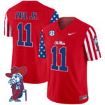 Men’s Ole Miss Rebels American Style Vapor Limited Jersey – All Stitched