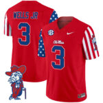 Men’s Ole Miss Rebels American Style Vapor Limited Jersey – All Stitched