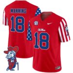 Men’s Ole Miss Rebels American Style Vapor Limited Jersey – All Stitched