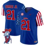Men’s Ole Miss Rebels American Style Vapor Limited Jersey – All Stitched