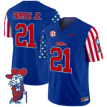 Men’s Ole Miss Rebels American Style Vapor Limited Jersey – All Stitched