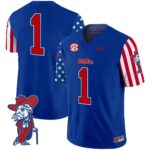 Men’s Ole Miss Rebels American Style Vapor Limited Jersey – All Stitched
