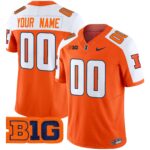 Illinois Fighting Illini 2024 Vapor Limited Custom Jersey – All Stitched