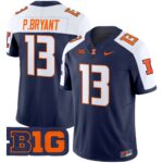 Men’s Illinois Fighting Illini 2024 Vapor Limited Jersey – All Stitched