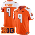 Men’s Illinois Fighting Illini 2024 Vapor Limited Jersey – All Stitched