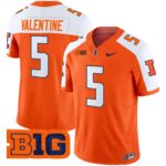 Men’s Illinois Fighting Illini 2024 Vapor Limited Jersey – All Stitched