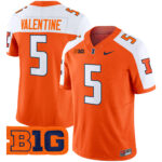 Men’s Illinois Fighting Illini 2024 Vapor Limited Jersey – All Stitched