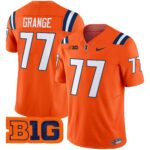 Men’s Illinois Fighting Illini 2024 Vapor Limited Jersey – All Stitched