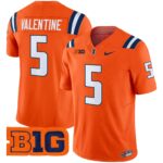 Men’s Illinois Fighting Illini 2024 Vapor Limited Jersey – All Stitched