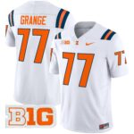 Men’s Illinois Fighting Illini 2024 Vapor Limited Jersey – All Stitched