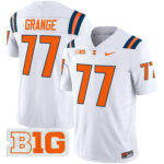 Men’s Illinois Fighting Illini 2024 Vapor Limited Jersey – All Stitched