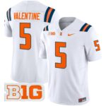 Men’s Illinois Fighting Illini 2024 Vapor Limited Jersey – All Stitched