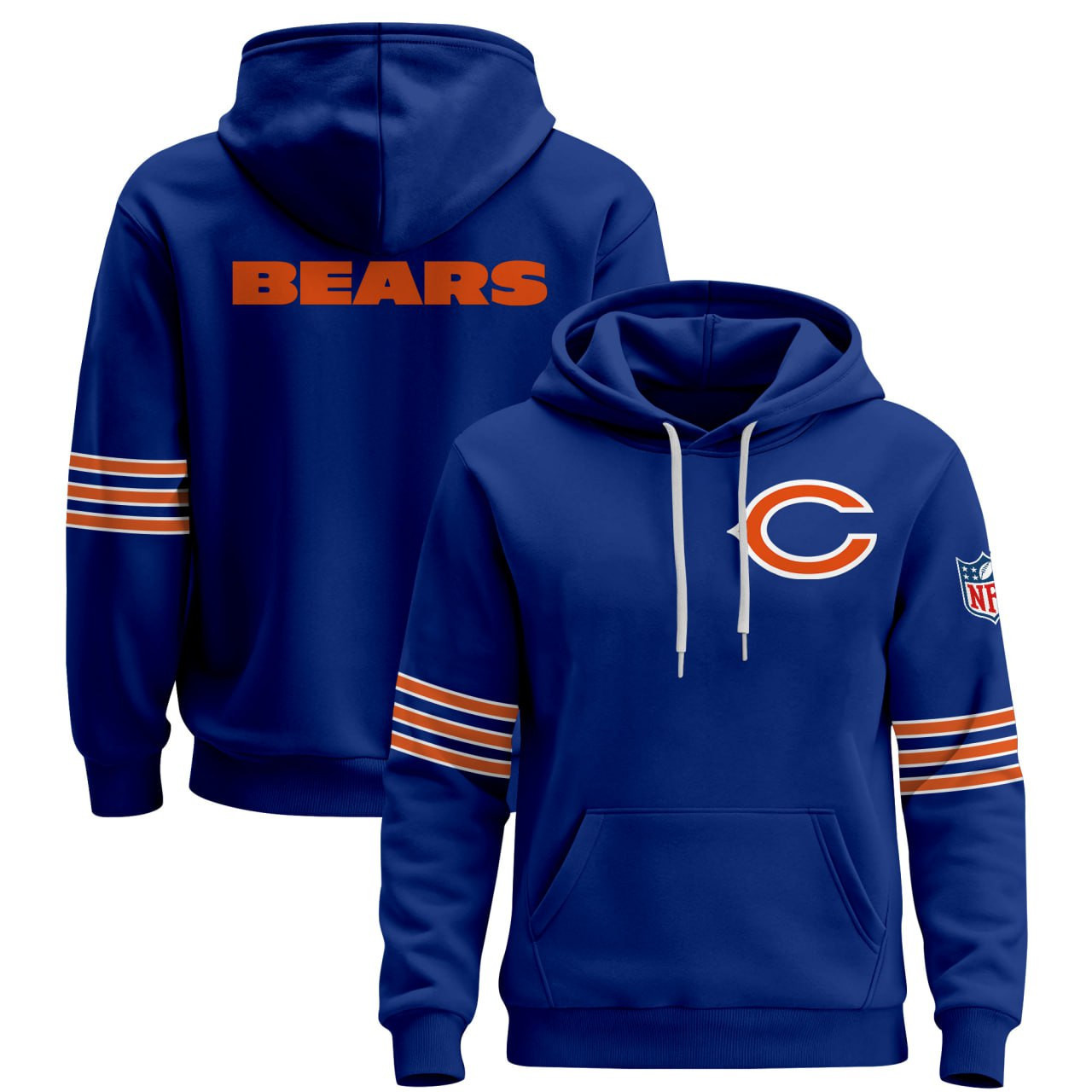 Chicago Bears Blue Hoodie