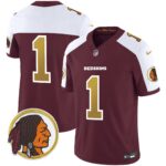 Men’s Washington Redskins Throwback Vapor Limited Jersey – All Stitched