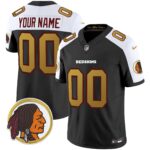 Washington Redskins Throwback Vapor Limited Custom Jersey – All Stitched