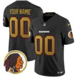 Washington Redskins Throwback Vapor Limited Custom Jersey – All Stitched