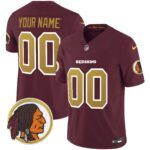 Washington Redskins Throwback Vapor Limited Custom Jersey – All Stitched