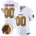 Washington Redskins Throwback Vapor Limited Custom Jersey – All Stitched