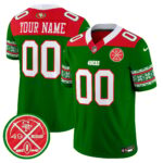 49ers 2024 Christmas Vapor Limited Custom Jersey – All Stitched