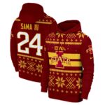 Iowa State Cyclones 2024 Christmas Fleece Pullover Hoodie – All Printed