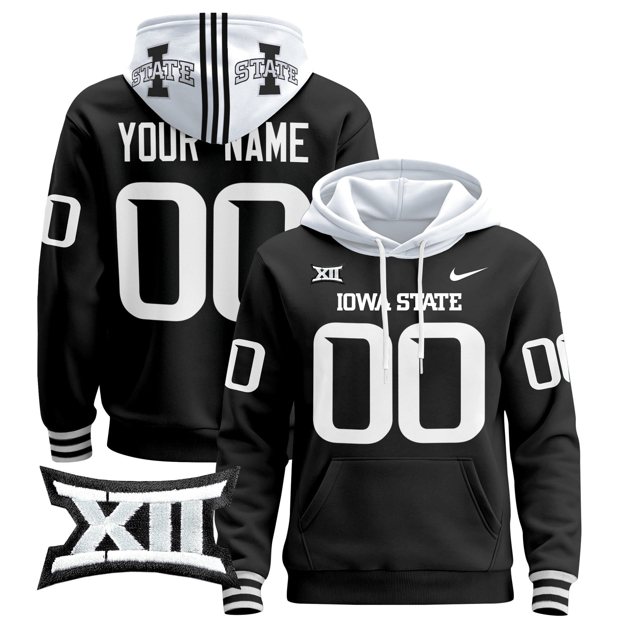 Iowa State Cyclones 2024 Custom Pullover Hoodie