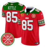 Men’s 49ers 2024 Christmas Vapor Limited Jersey – All Stitched