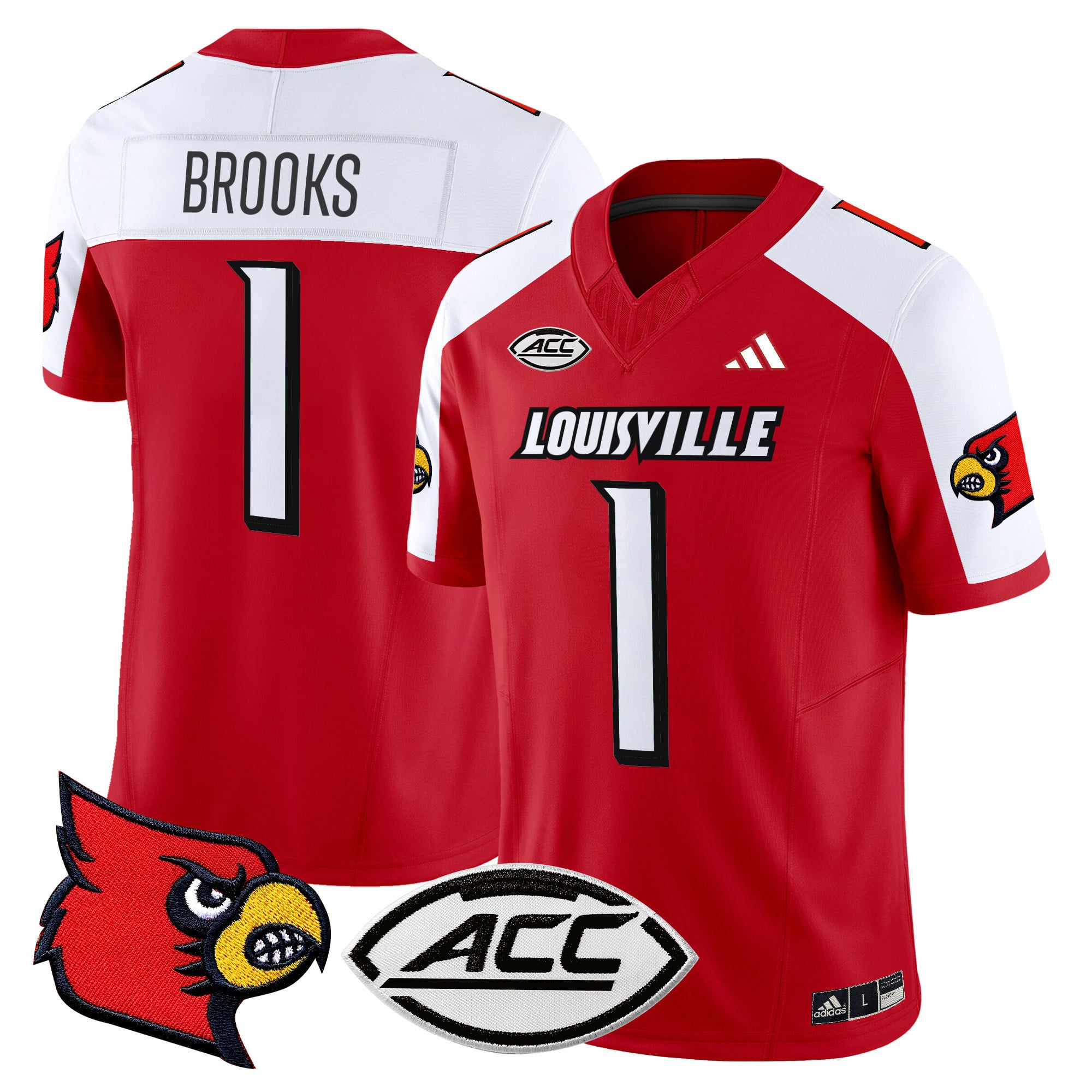 Men’s Louisville Cardinals 2024 Vapor Limited Jersey – All Stitched