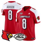 Men’s Louisville Cardinals 2024 Vapor Limited Jersey – All Stitched