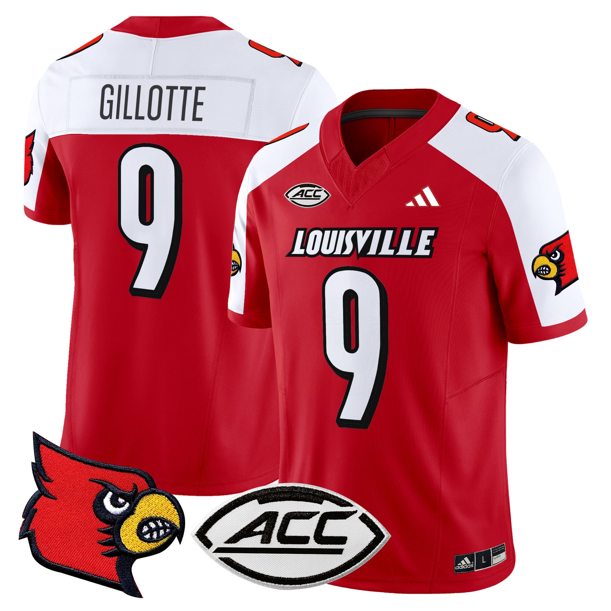 Men’s Louisville Cardinals 2024 Vapor Limited Jersey – All Stitched