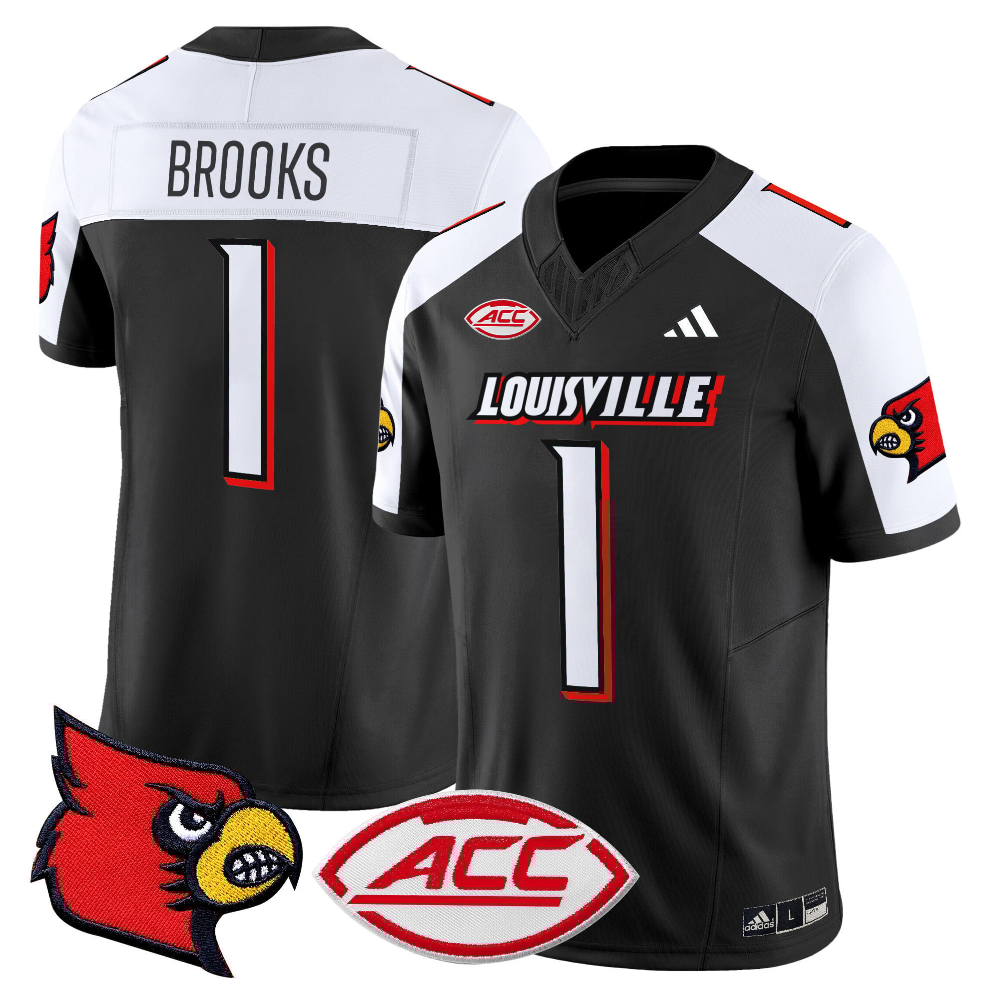 Men’s Louisville Cardinals 2024 Vapor Limited Jersey – All Stitched