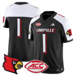 Men’s Louisville Cardinals 2024 Vapor Limited Jersey – All Stitched