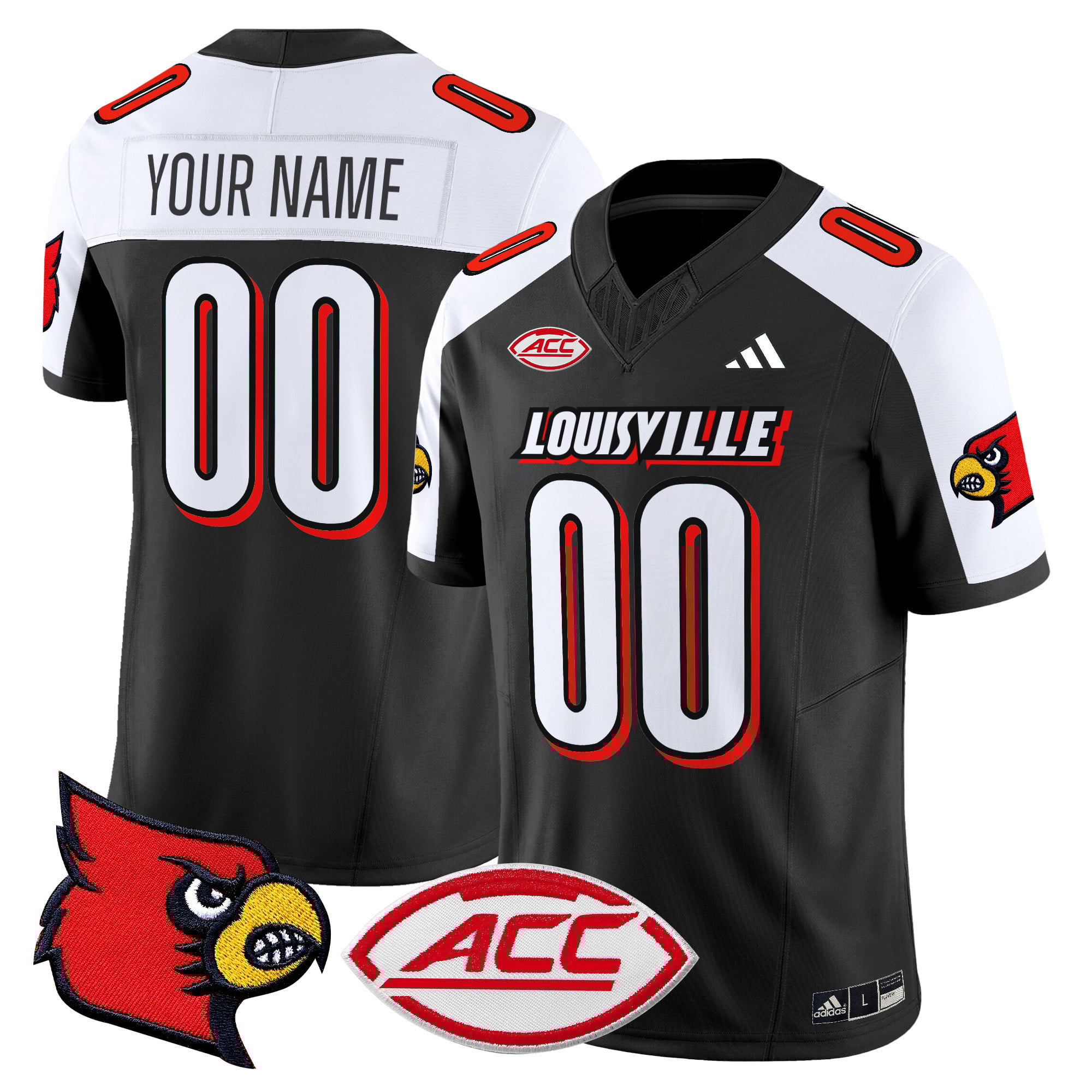 Louisville Cardinals 2024 Vapor Limited Custom Jersey – All Stitched