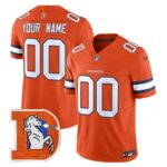 Denver Broncos Throwback Vapor Limited Custom Jersey V2 – All Stitched