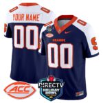 Syracuse Orange 2025 Holiday Bowl Patch Vapor Limited Custom Jersey – All Stitched