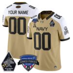 Navy Midshipmen 2025 Armed Forces Bowl Patch Vapor Limited Custom Jersey – All Stitched