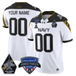 Navy Midshipmen 2025 Armed Forces Bowl Patch Vapor Limited Custom Jersey – All Stitched