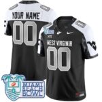 West Virginia Mountaineers 2025 Miami Beach Bowl Patch Vapor Limited Custom Jersey – All Stitched