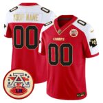 Chiefs 2024 Lamar Hunt Patch Vapor Limited Custom Jersey – All Stitched