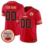 Chiefs 2024 Lamar Hunt Patch Vapor Limited Custom Jersey – All Stitched