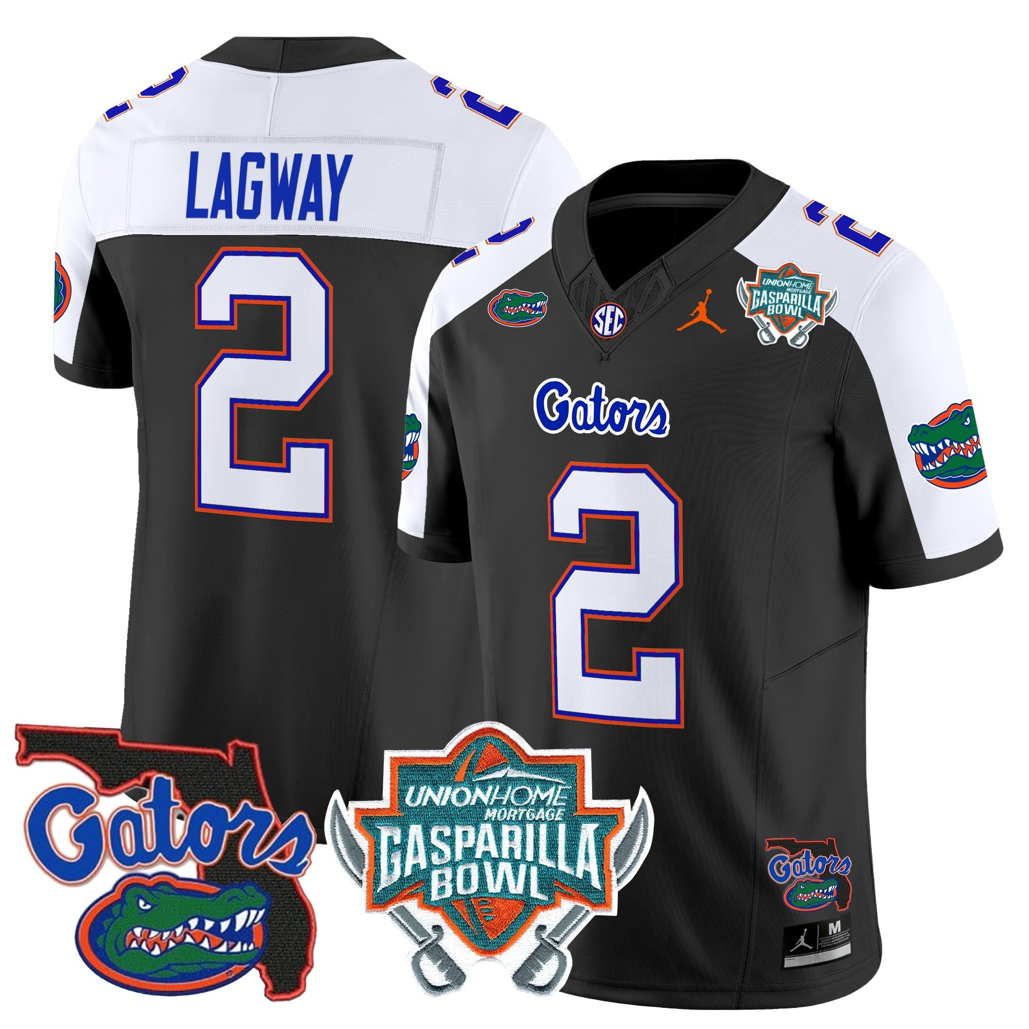 Men’s Florida Gators 2025 Gasparilla Bowl Patch Vapor Limited Jersey – All Stitched